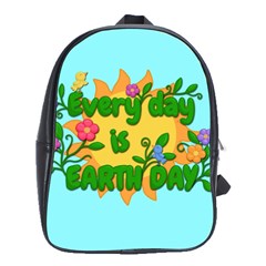 Earth Day School Bag (large) by Valentinaart