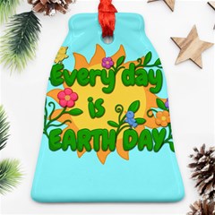 Earth Day Ornament (bell) by Valentinaart