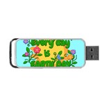 Earth Day Portable USB Flash (Two Sides) Back