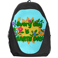 Earth Day Backpack Bag by Valentinaart