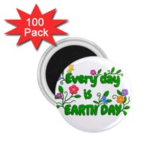 Earth Day 1 75  Magnets (100 Pack)  by Valentinaart