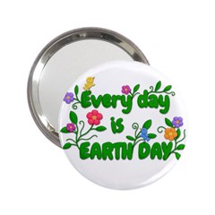 Earth Day 2 25  Handbag Mirrors by Valentinaart