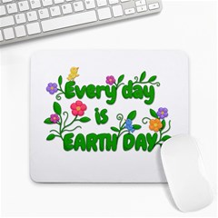 Earth Day Large Mousepads by Valentinaart