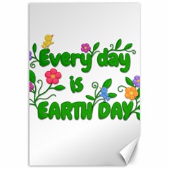 Earth Day Canvas 12  X 18   by Valentinaart