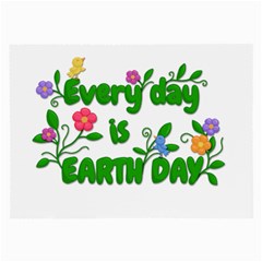 Earth Day Large Glasses Cloth by Valentinaart