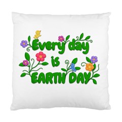 Earth Day Standard Cushion Case (two Sides) by Valentinaart