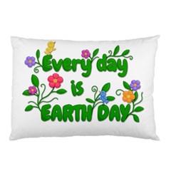 Earth Day Pillow Case by Valentinaart