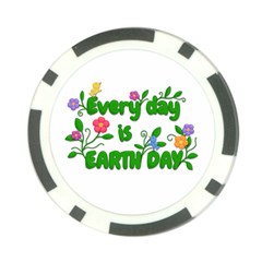 Earth Day Poker Chip Card Guard (10 Pack) by Valentinaart