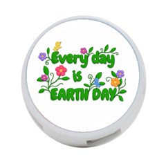 Earth Day 4-port Usb Hub (one Side) by Valentinaart