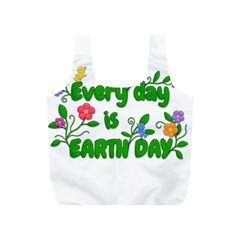 Earth Day Full Print Recycle Bags (s)  by Valentinaart