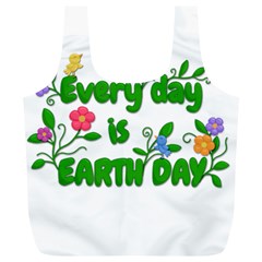 Earth Day Full Print Recycle Bags (l)  by Valentinaart