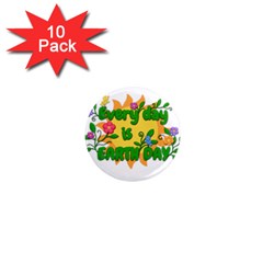 Earth Day 1  Mini Magnet (10 pack) 