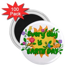 Earth Day 2.25  Magnets (100 pack) 