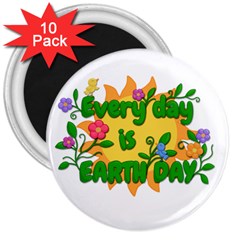 Earth Day 3  Magnets (10 pack) 