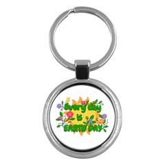 Earth Day Key Chains (Round) 