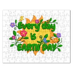 Earth Day Rectangular Jigsaw Puzzl