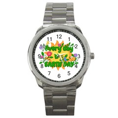 Earth Day Sport Metal Watch