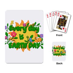 Earth Day Playing Card