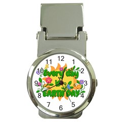 Earth Day Money Clip Watches