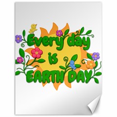 Earth Day Canvas 12  x 16  