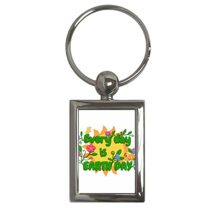 Earth Day Key Chains (Rectangle) 