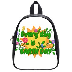 Earth Day School Bag (small) by Valentinaart