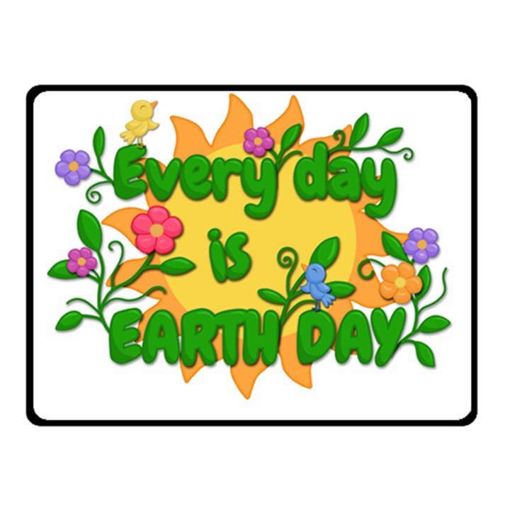 Earth Day Fleece Blanket (Small)