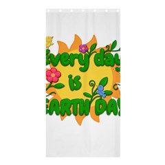 Earth Day Shower Curtain 36  x 72  (Stall) 