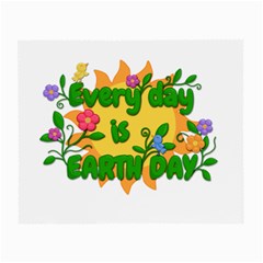 Earth Day Small Glasses Cloth (2-side) by Valentinaart