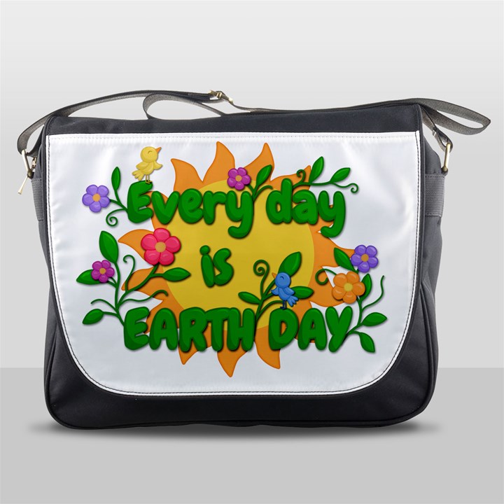 Earth Day Messenger Bags