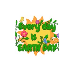 Earth Day Shower Curtain 48  X 72  (small)  by Valentinaart