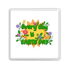 Earth Day Memory Card Reader (square)  by Valentinaart