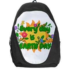 Earth Day Backpack Bag by Valentinaart