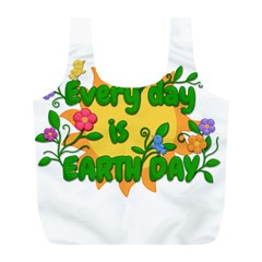 Earth Day Full Print Recycle Bags (l)  by Valentinaart