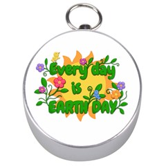 Earth Day Silver Compasses by Valentinaart