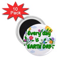 Earth Day 1 75  Magnets (10 Pack)  by Valentinaart