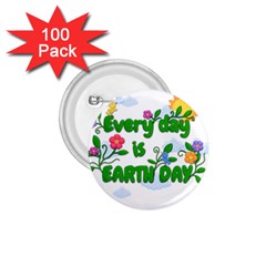 Earth Day 1 75  Buttons (100 Pack)  by Valentinaart