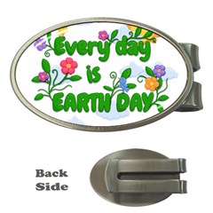 Earth Day Money Clips (oval)  by Valentinaart