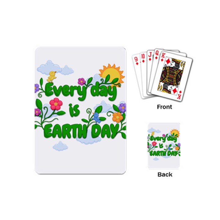 Earth Day Playing Cards (Mini) 