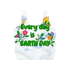 Earth Day Full Print Recycle Bags (s)  by Valentinaart