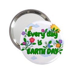 Earth Day 2 25  Handbag Mirrors by Valentinaart