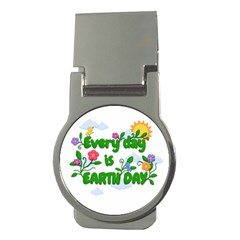 Earth Day Money Clips (round)  by Valentinaart