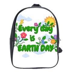 Earth Day School Bag (large) by Valentinaart