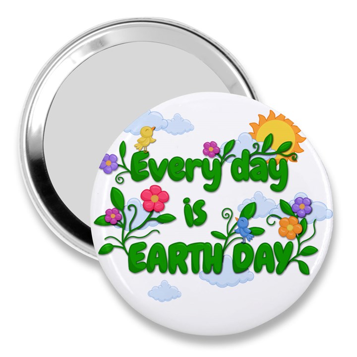 Earth Day 3  Handbag Mirrors