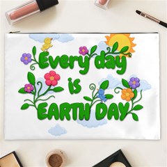 Earth Day Cosmetic Bag (xxl)  by Valentinaart