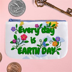 Earth Day Large Coin Purse by Valentinaart