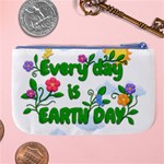 Earth Day Large Coin Purse Back