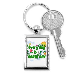 Earth Day Key Chains (rectangle)  by Valentinaart