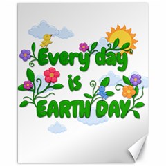 Earth Day Canvas 16  X 20   by Valentinaart