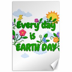 Earth Day Canvas 20  X 30   by Valentinaart